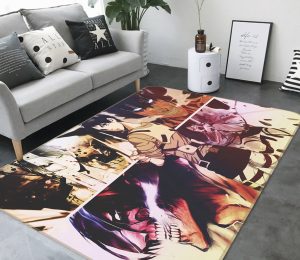 Details about   3D Attack On Titan 24 Japan Anime Game Non Slip Rug Mat Round Elegant Carpet UK 