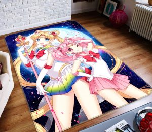 3D Sailor Moon 2048 Anime Non Slip Rug Mat YYA1612