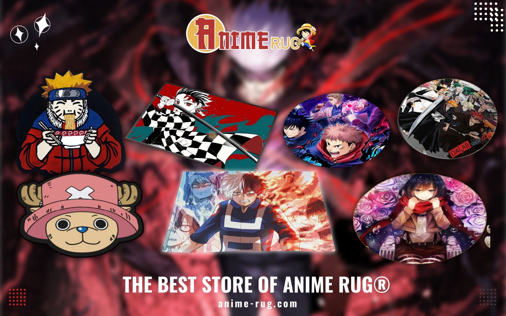 Anime Rug Store Web Banner - Anime Rug